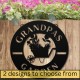 Grampa garden sign, customs garden sign, customize design, words, and color